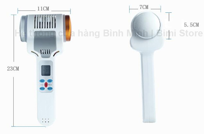 Kích thước búa massage nóng lạnh giá rẻ Hà Nội - TP HCM